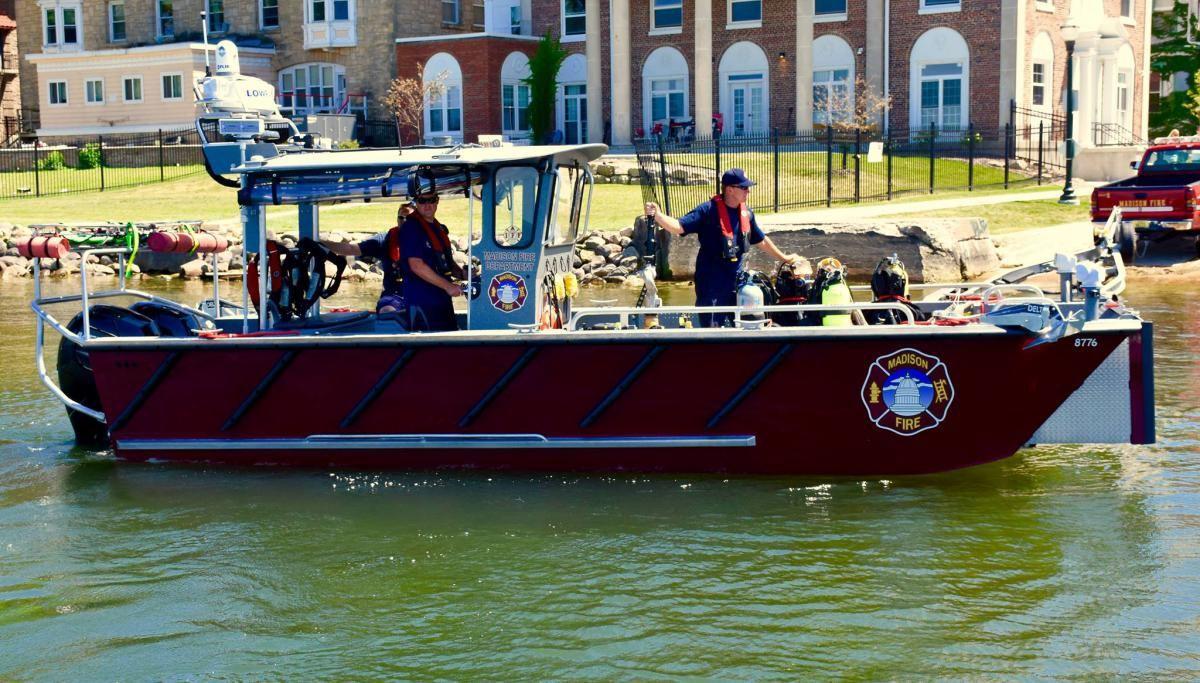 Madison Fire Department Lake Rescue Team boat 1