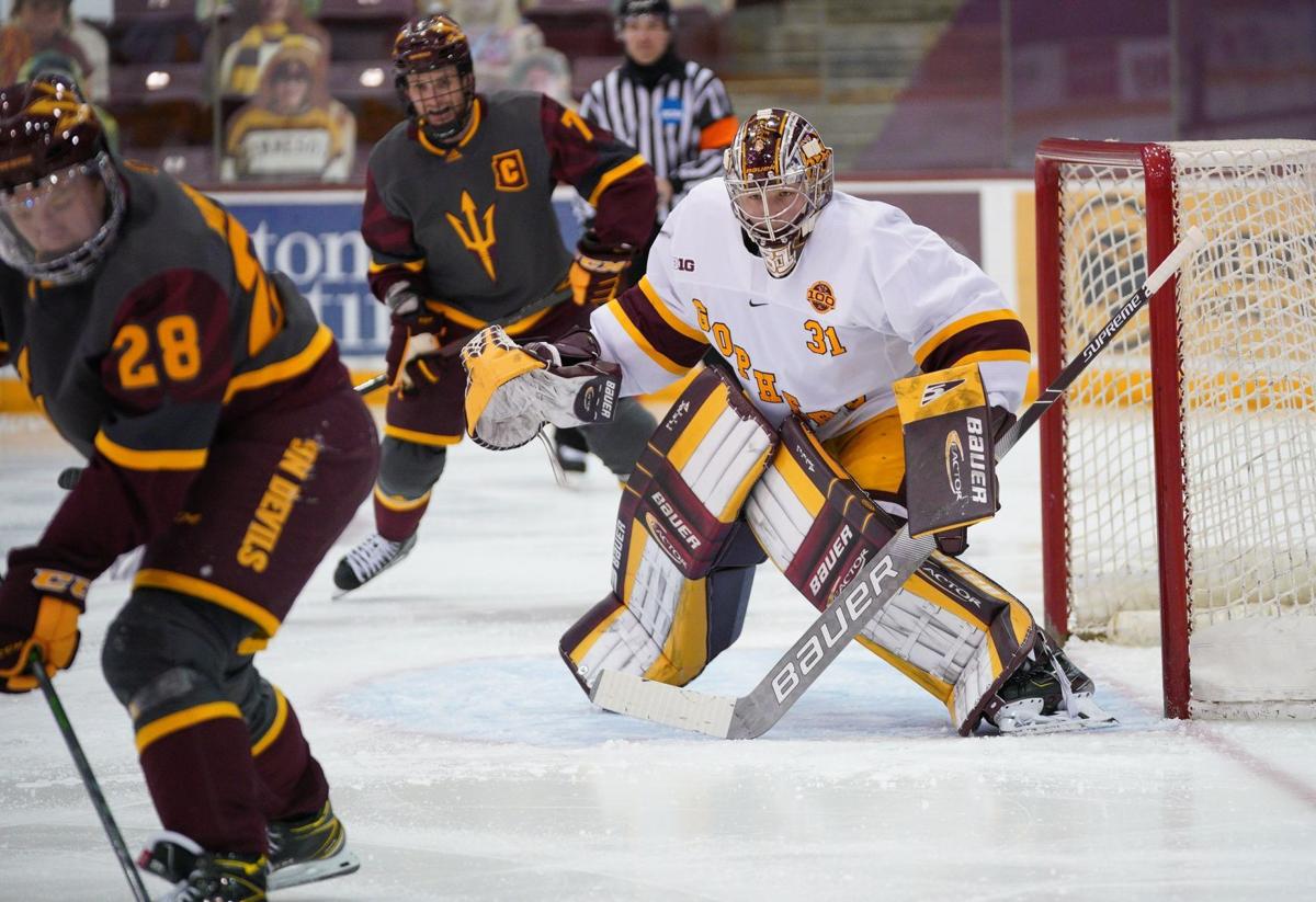 Men's White Minnesota Golden Gophers 100th Season Hockey Jersey