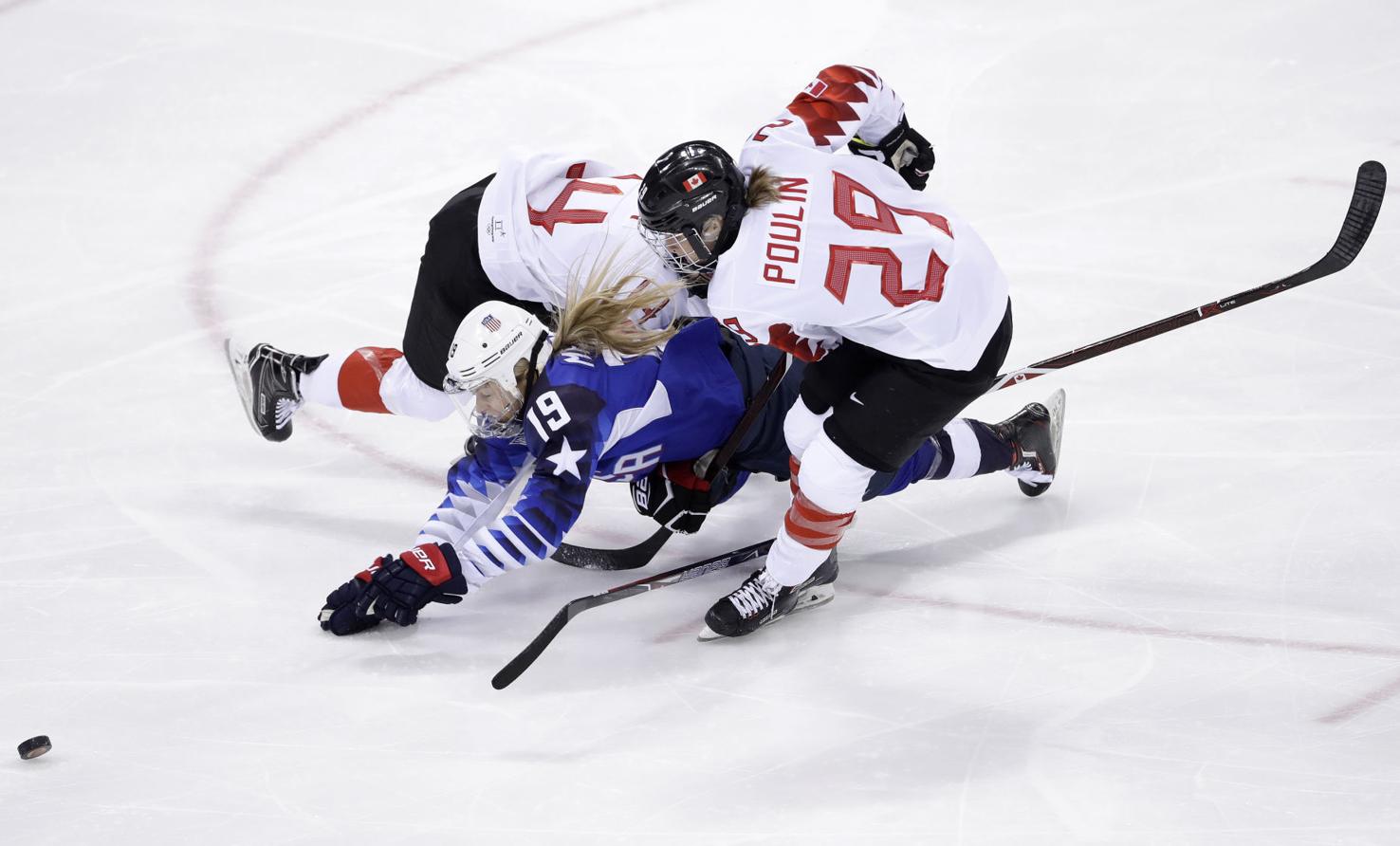 Photos From Team Usa S Thrilling Victory Over Canada In The Olympics Women S Hockey Gold Medal