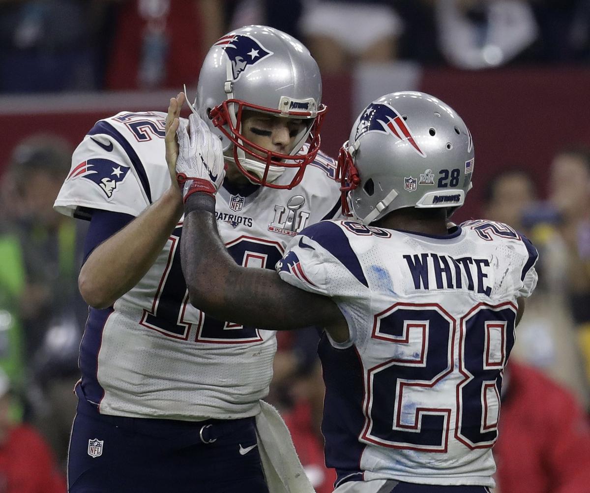 Patriots Falcons Super Bowl Football