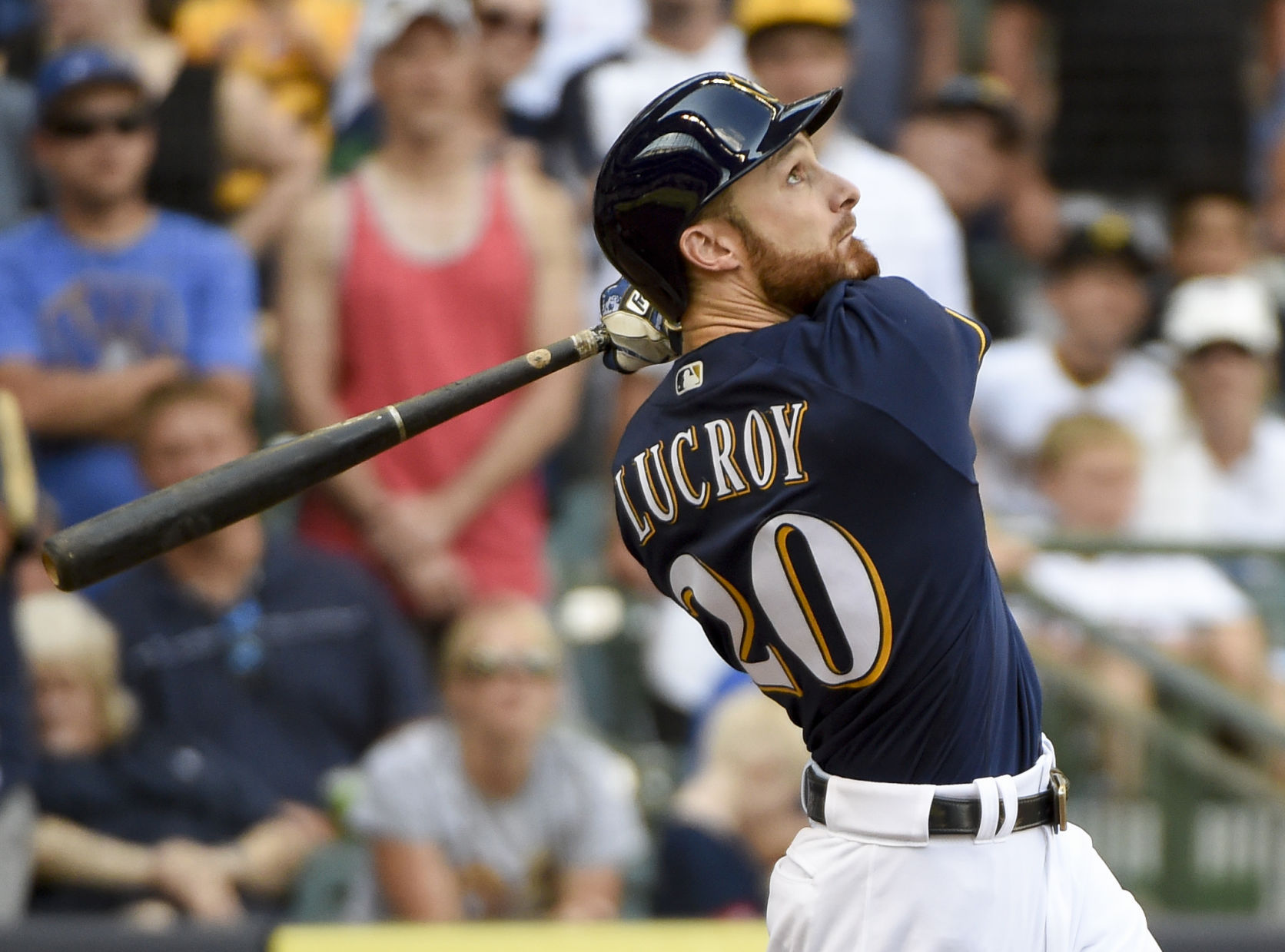 lucroy brewers jersey