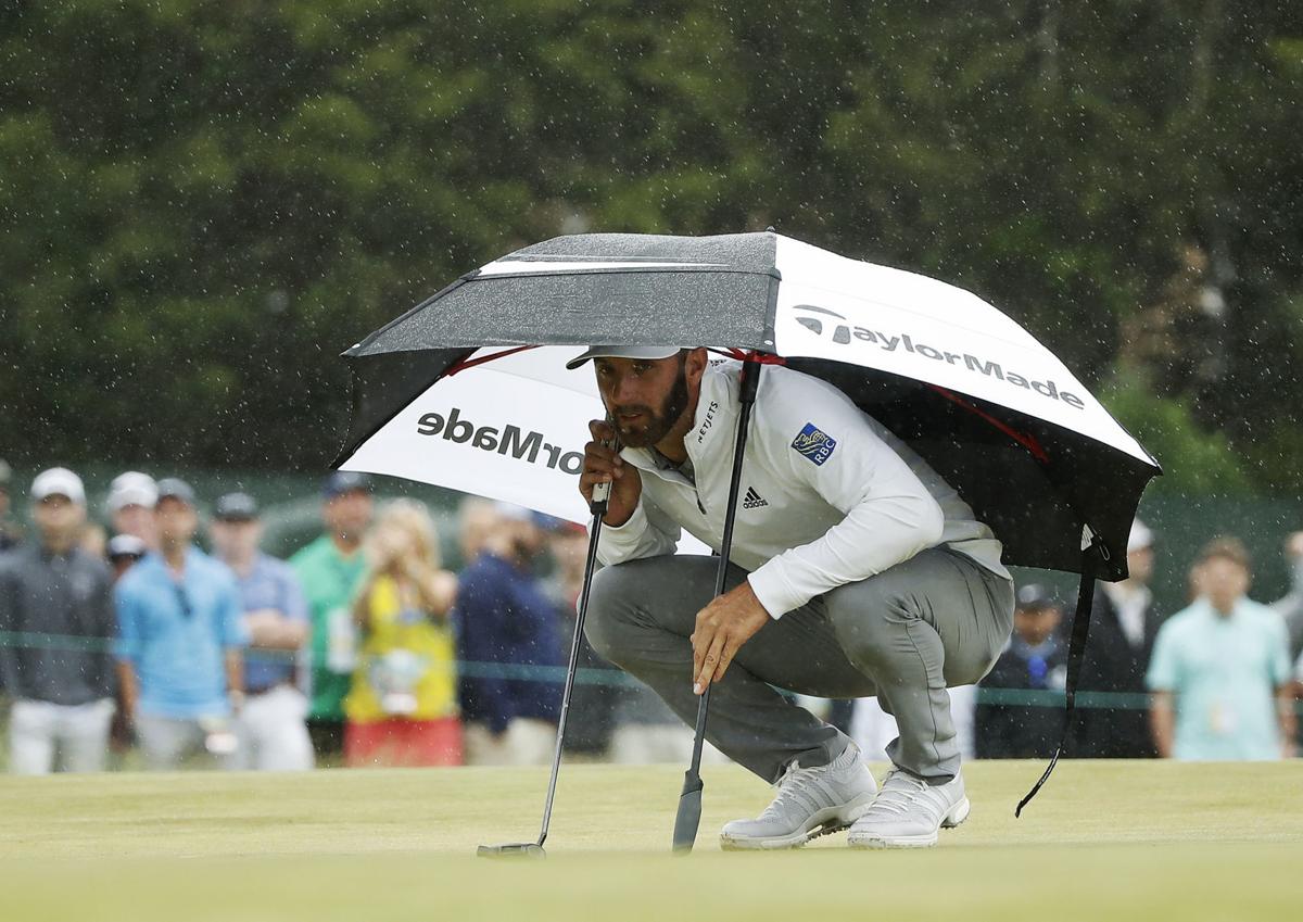 Dominant Dustin Johnson Takes 4 Shot Lead Into Weekend At U S Open Golf Madison Com