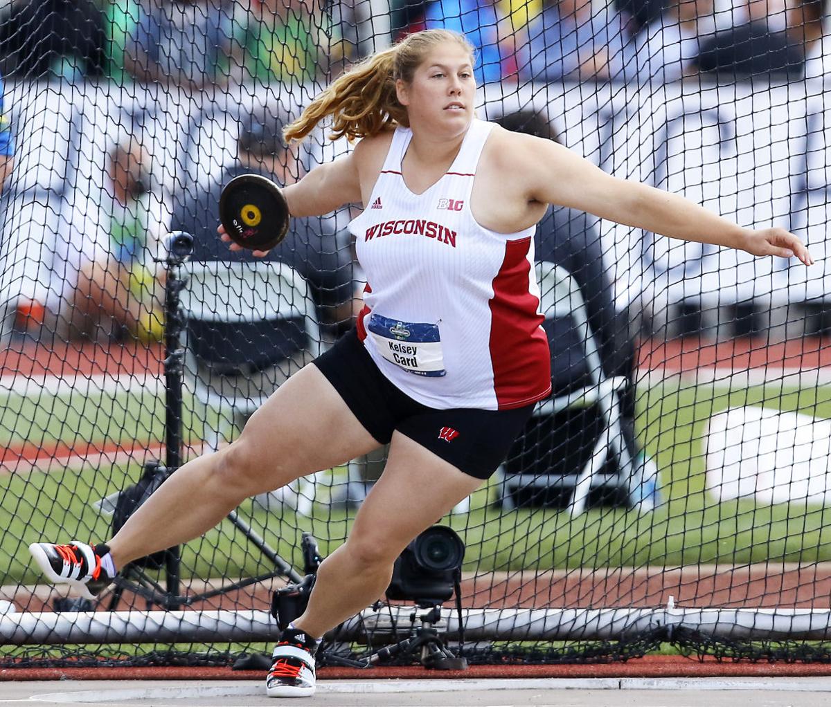 Former Badgers Discus Thrower Kelsey Card Awarded Spot On Us Olympic Team For Tokyo College Sports Madison Com
