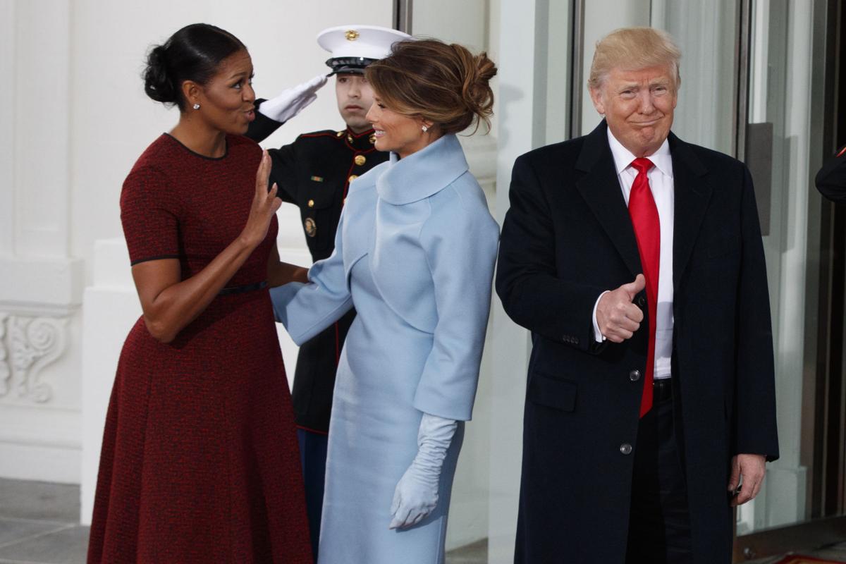 Trumps Obamas Meet At White House On Inauguration Day National Politics Madison Com