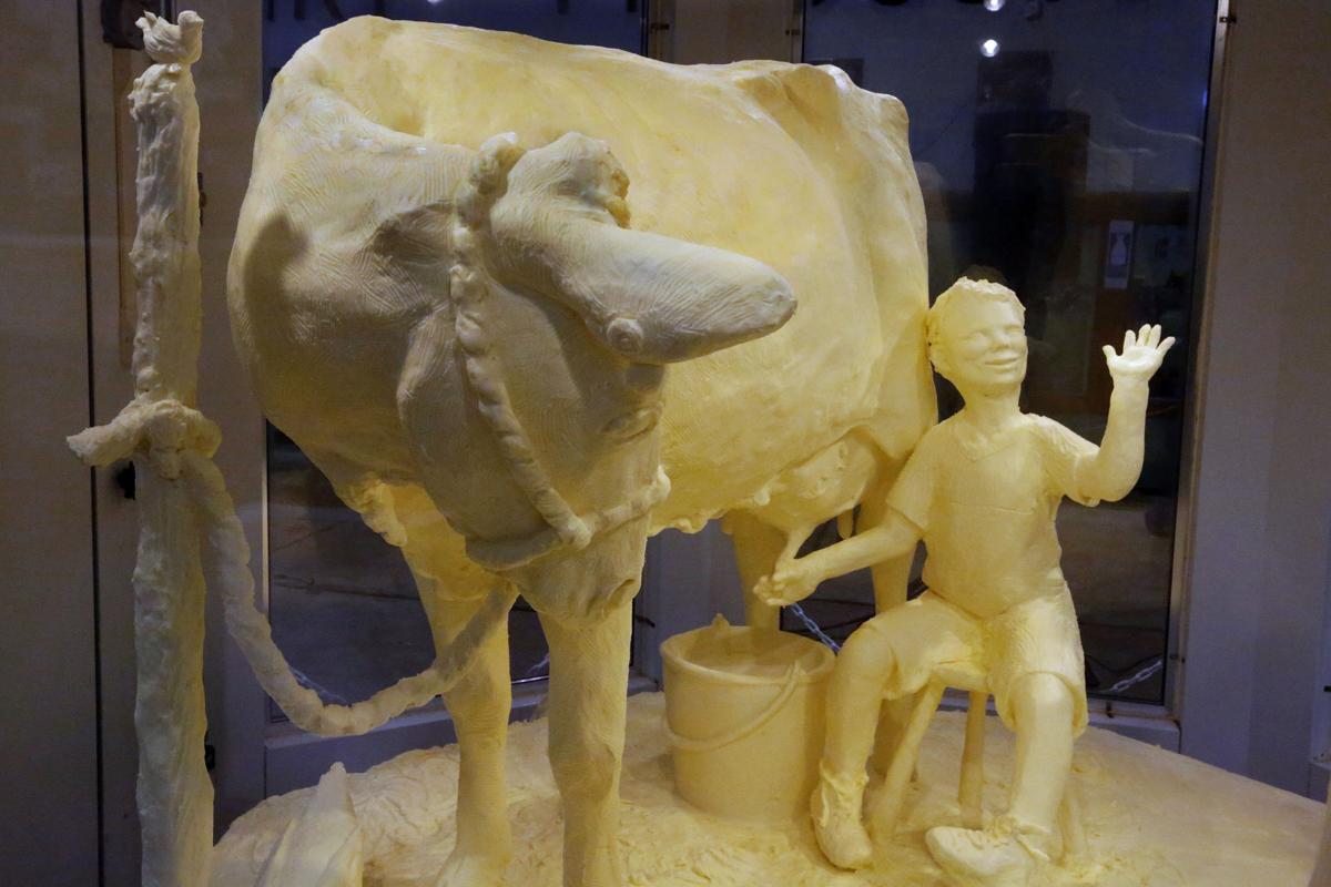 Photos Looking Back At Past State Fair Butter Sculptures Madison Com Recipes Food And Cooking Tips Madison Com The works often depict animals, people, buildings and other objects. state fair butter sculptures