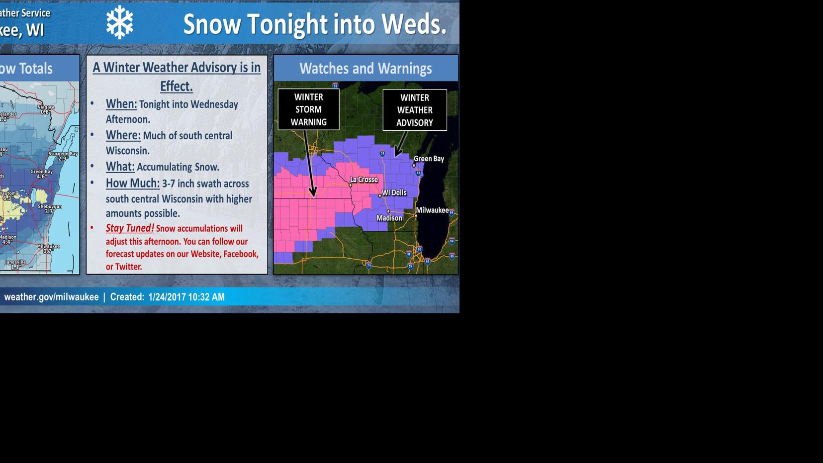 Winter Storm Tuesday Night Into Wednesday Could Deliver Little