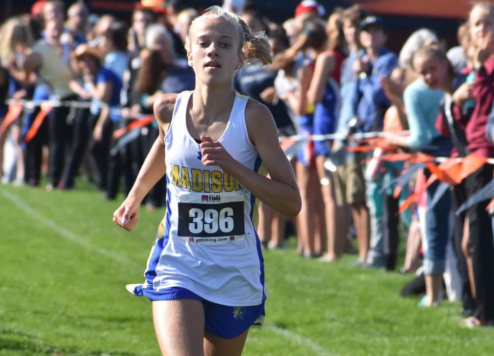 Prep cross country photo: Madison West's Genevieve Nashold wins the Verona Invitational girls race