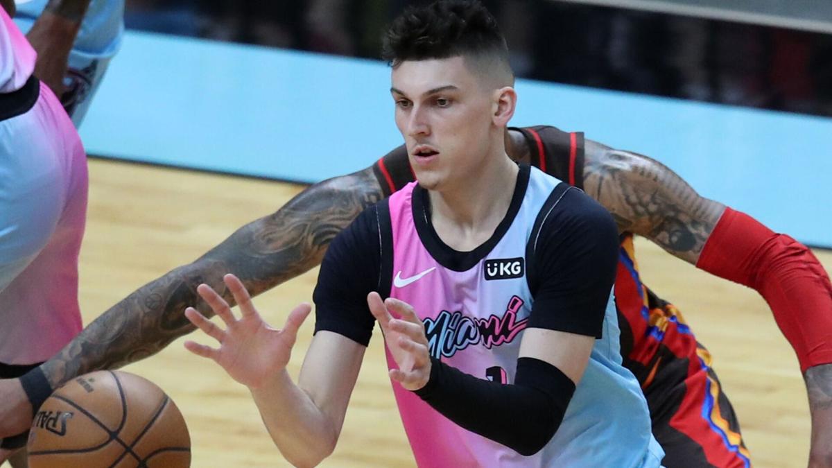 A key part of this offseason for Heat guard Tyler Herro is continuing to add weight to his 6- foot-5, 200- pound frame.