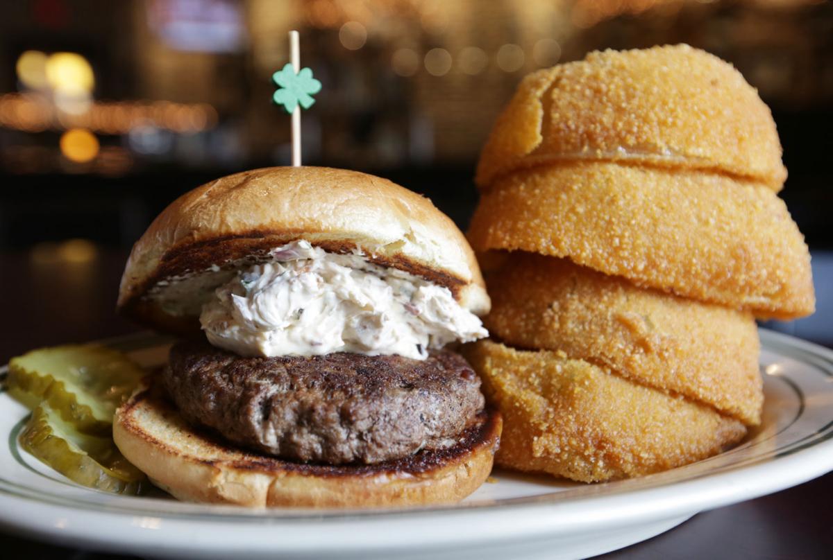 Lulu's jalapeño popper burger