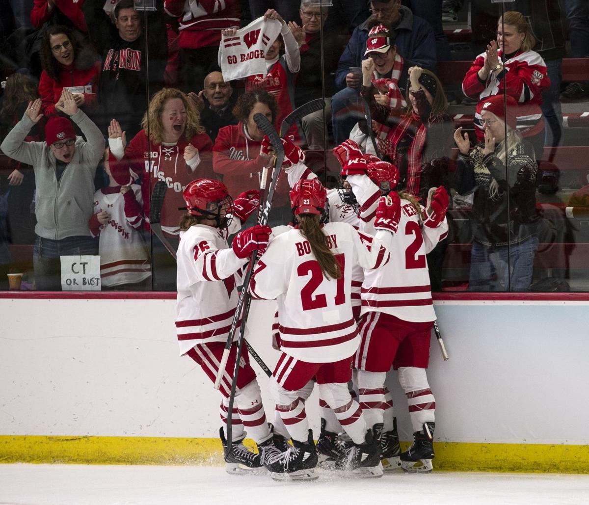 Wisconsin Badgers women's hockey team plays to slightly larger crowds