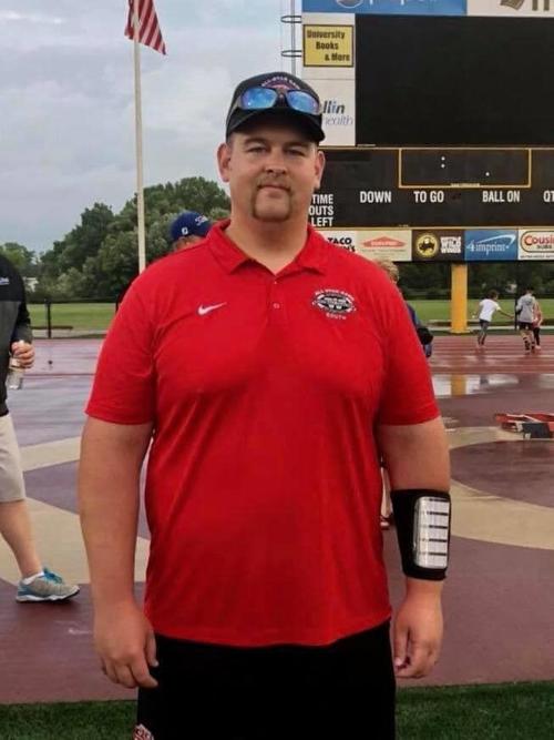 Prep football photo: New Evansville coach Garth Coats