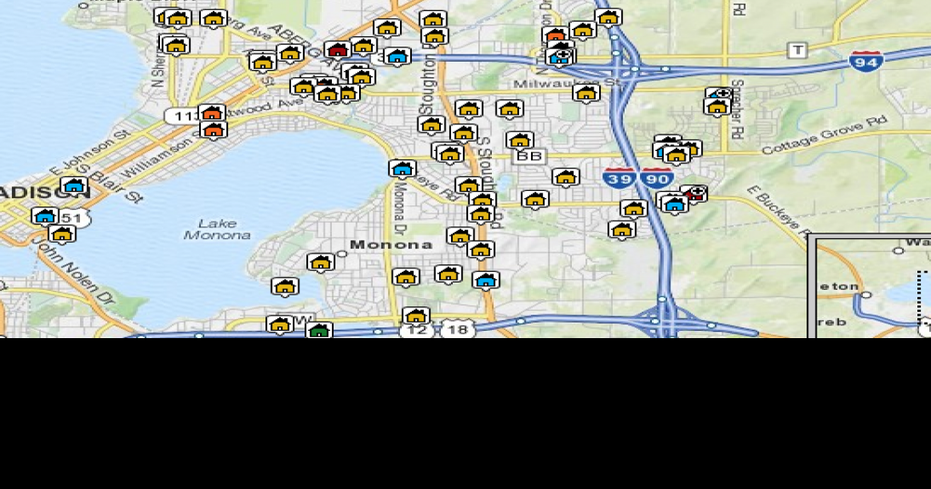 Property Trax Local agent's blog provides maps of several 'foreclosure