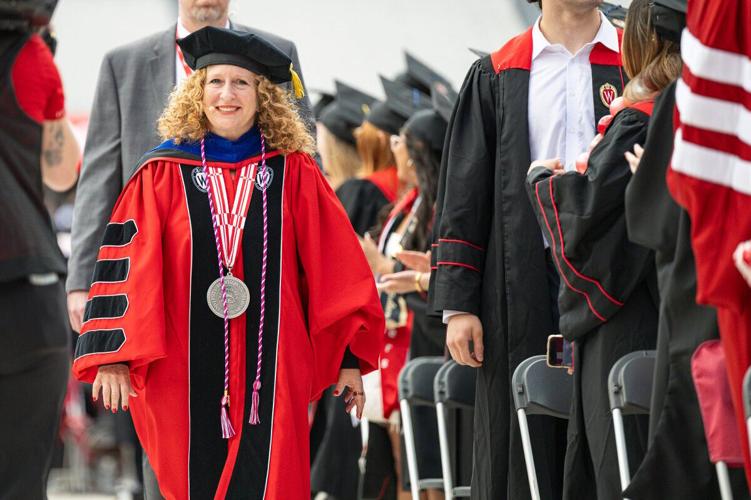 A Camp Randall commencement