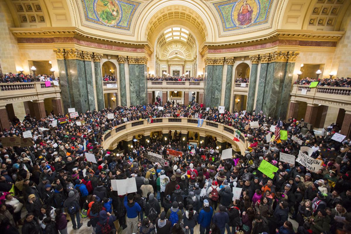 A Day Without Latinos Draws Thousands To State Capitol To Protest Immigration Bills Local 