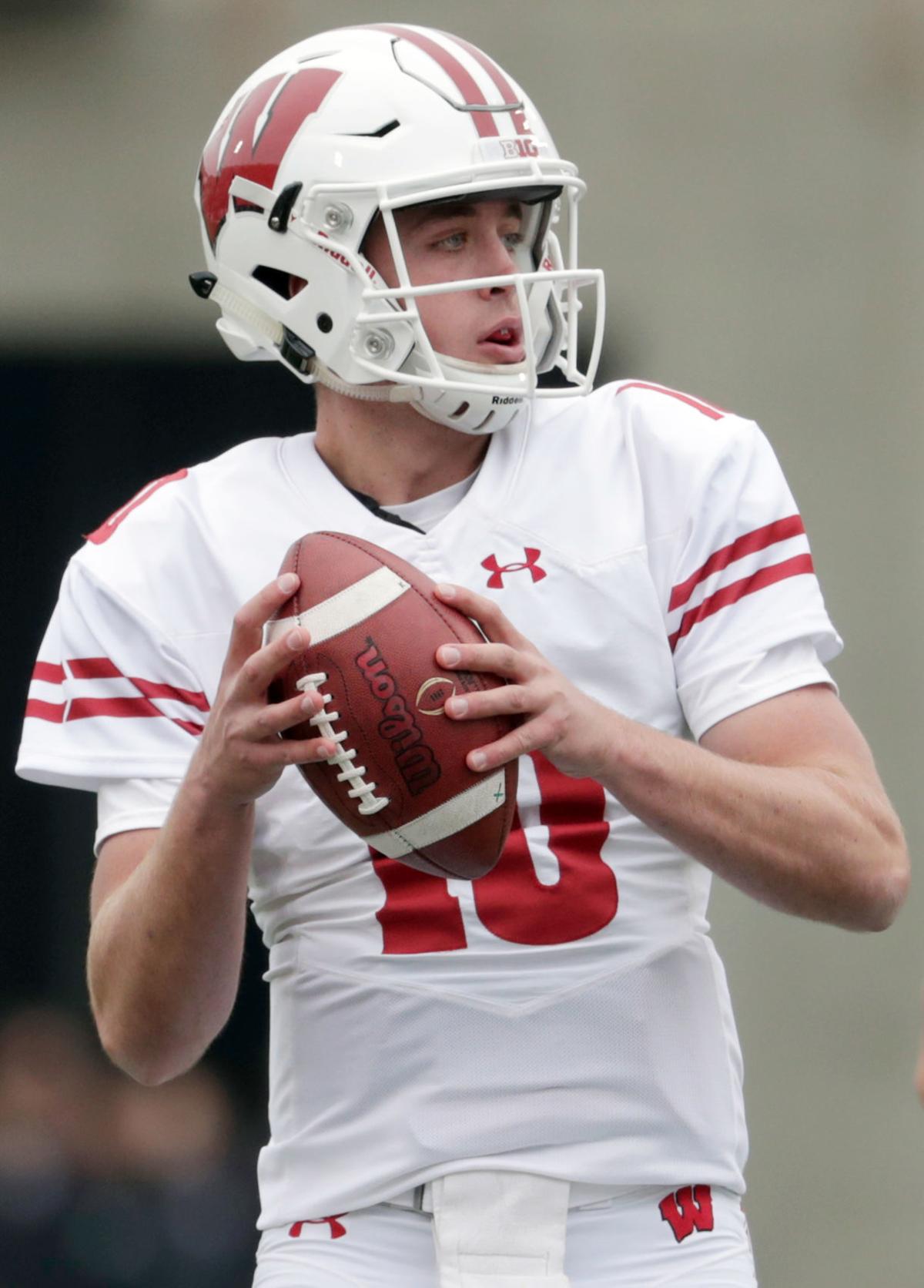 Wisconsin backup quarterback Jack Coan makes strides in ...