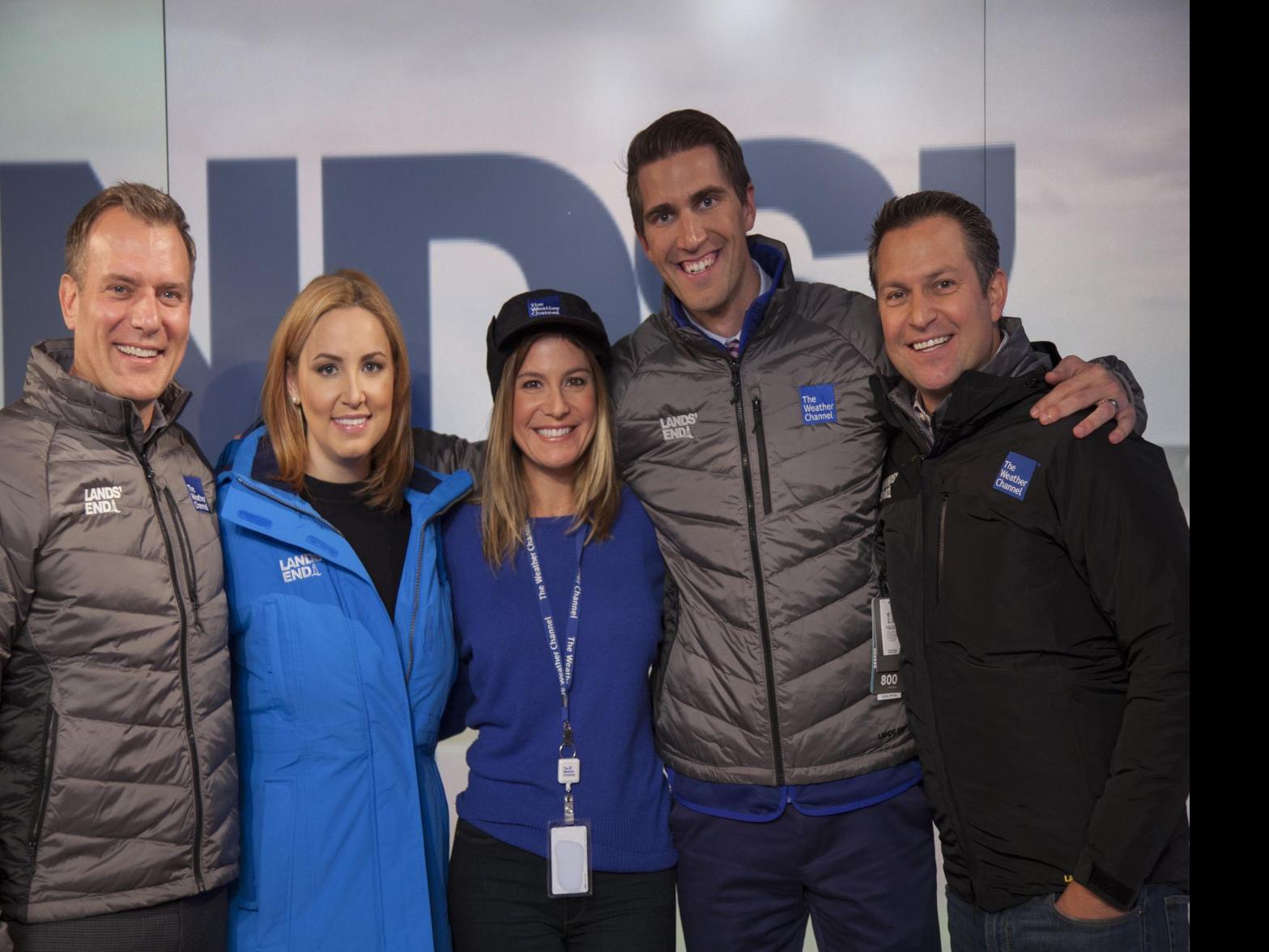 images Weather Channel Meteorologists lands end to outfit the weather