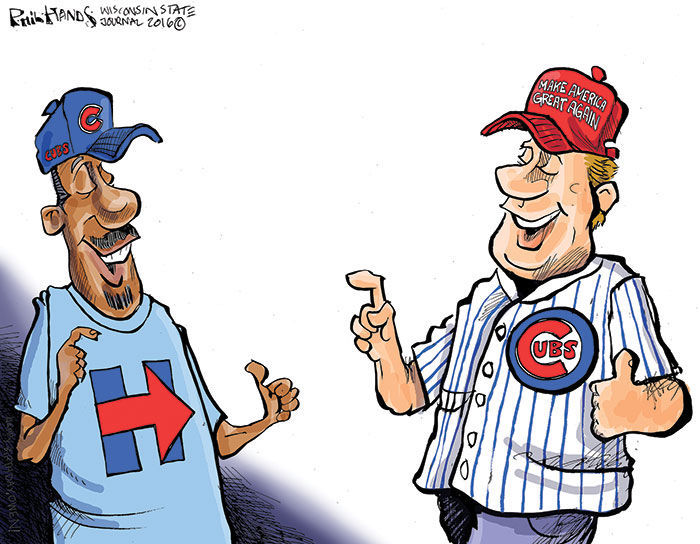  Cartoons - The Cubs Win!!!