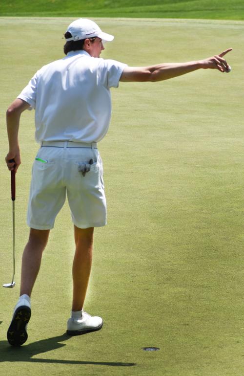 WIAA boys golf photo: Madison Edgewood's James Gilmore