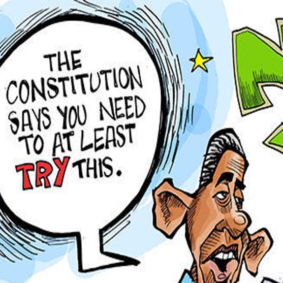 Hands On Wisconsin Sen Mitch Mcconnell Finds Supreme Court Nomination Process Distasteful Opinion Cartoon Madison Com