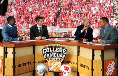 ESPN GameDay Desmond Howard, Chris Fowler, Lee Corso, Kirk Herbstreit
