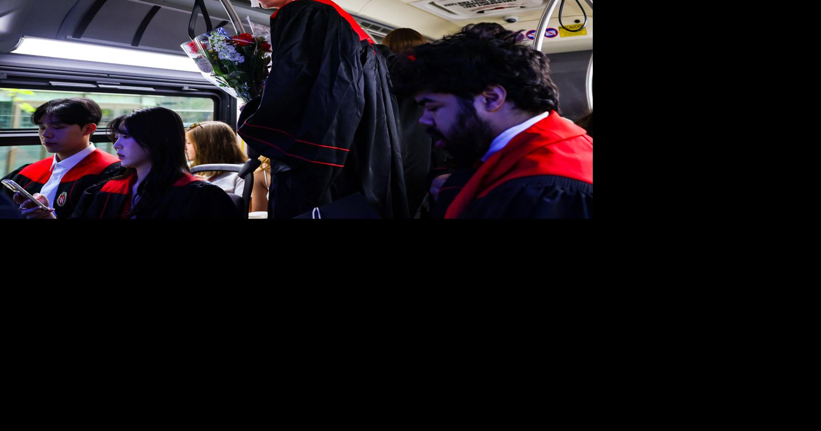 Photo of the day: On the bus to graduation