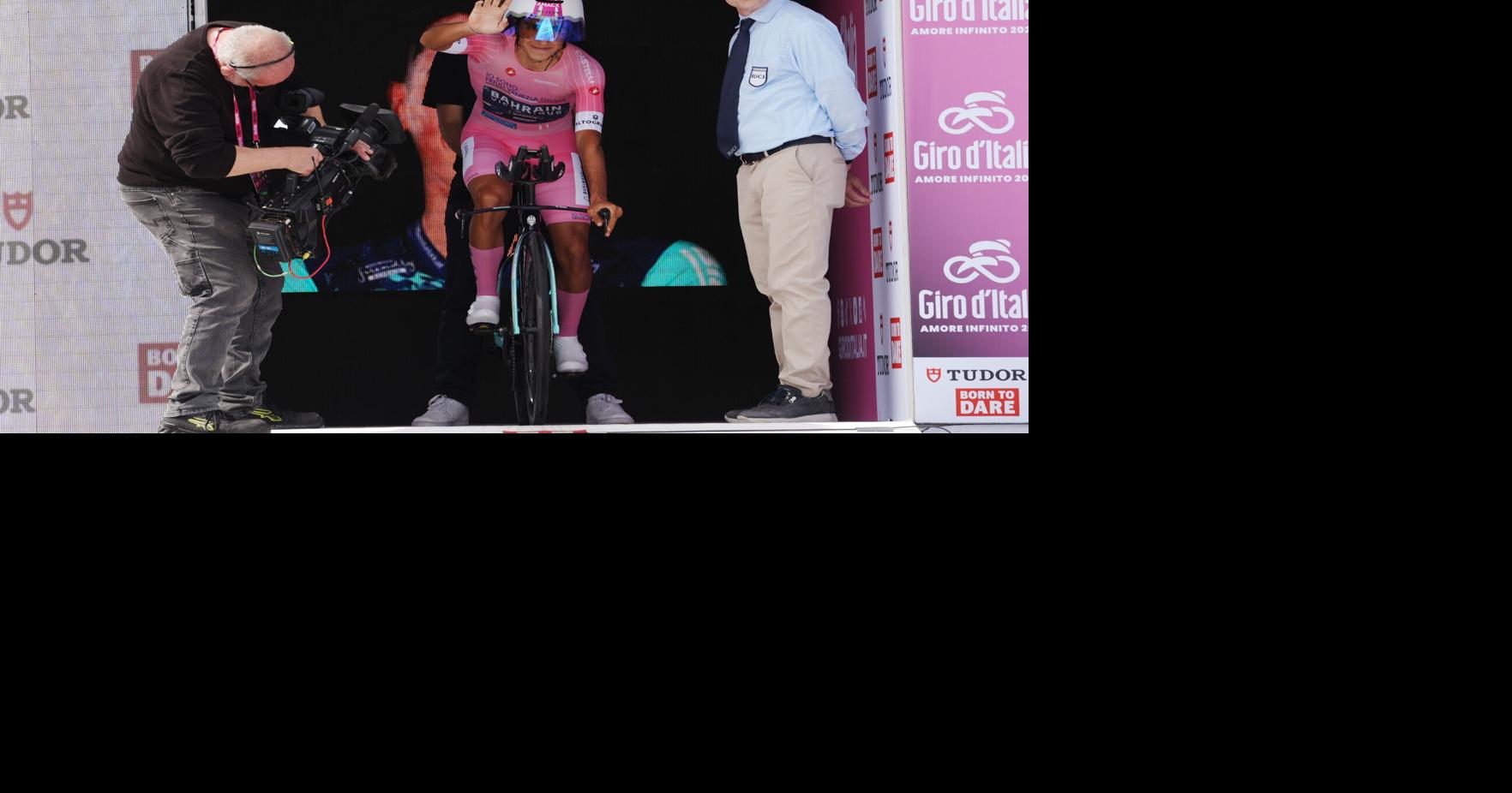 Afonso Eulálio defies expectations to keep Giro lead as Filippo Ganna dominates time trial