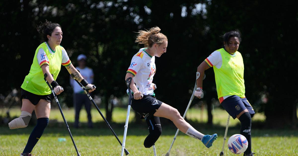 Women amputees in South America train to be World Cup soccer contenders Women amputees from 10 South American countries are training in Bolivia for the 2027 Women's Amputee Football World Cup