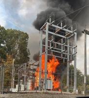 Substation fire causes power outage for hundreds