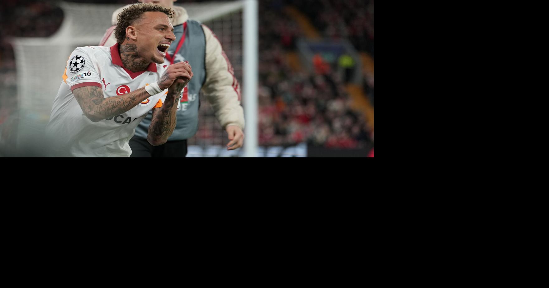 Galatasaray player Noa Lang sustains freak hand injury after colliding with advertising boards