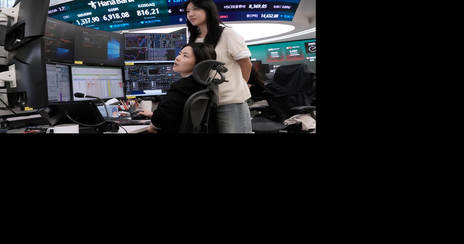 Asian shares fall and oil prices hold steady above $100 a barrel Asian shares have skidded following a retreat on Wall Street as the price of crude oil again trades above $100 a barrel