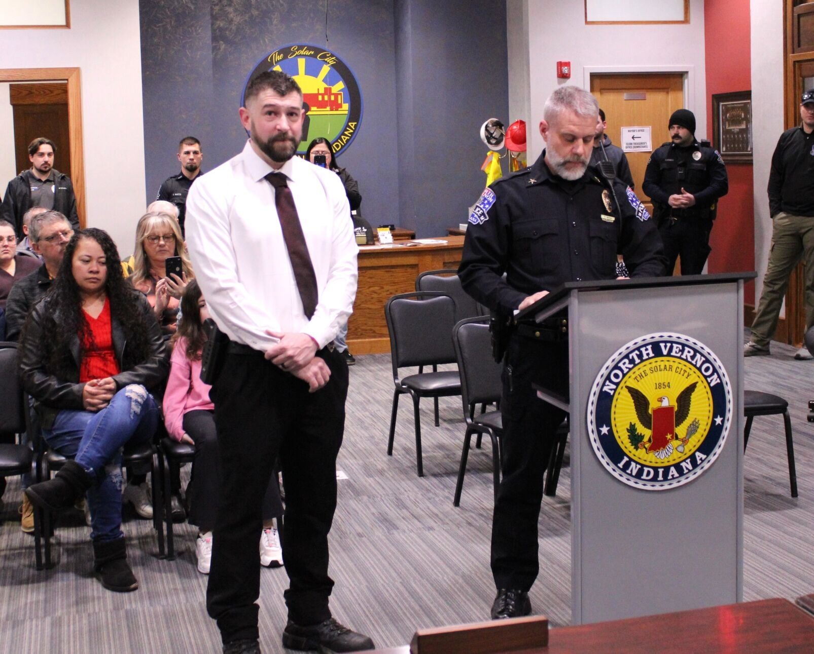 Graham Heffelfinger acknowledged by North Vernon Police | North Vernon ...