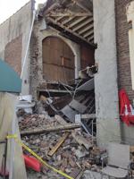 Building collapse a 'very dangerous' situation
