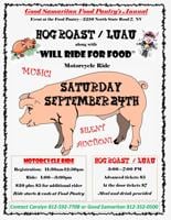 Annual hog roast fundraiser set for Sept. 24, Local food pantry needs community's help to restock shelves