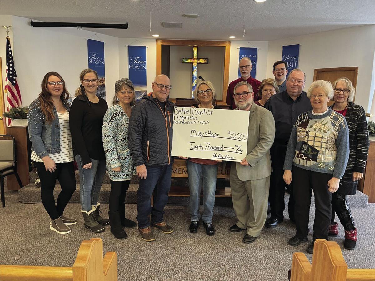 Trust donates $20,000 to Missy's Hope Maternity Home, North Vernon
