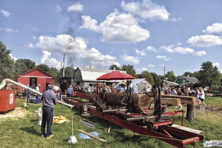 Local lumber to power antique saw mill at State Fair North Vernon