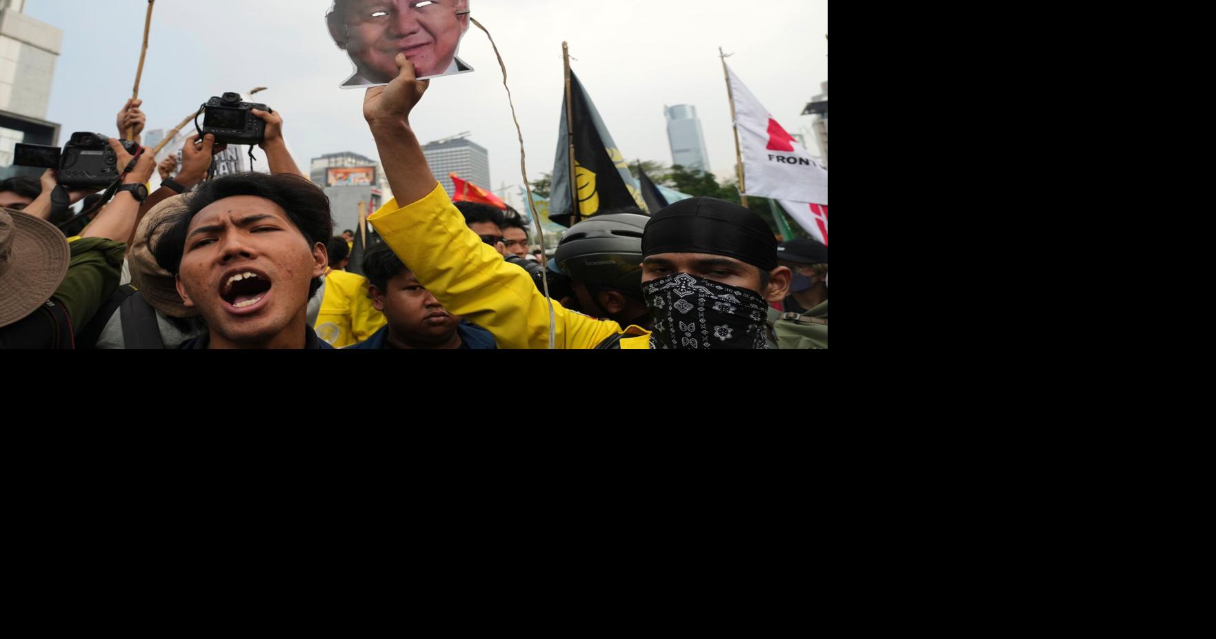 Indonesian students protest government policies as economic pressures grow Hundreds of Indonesian students have protested in Jakarta, the capital, and other cities, demanding lower fuel and food prices