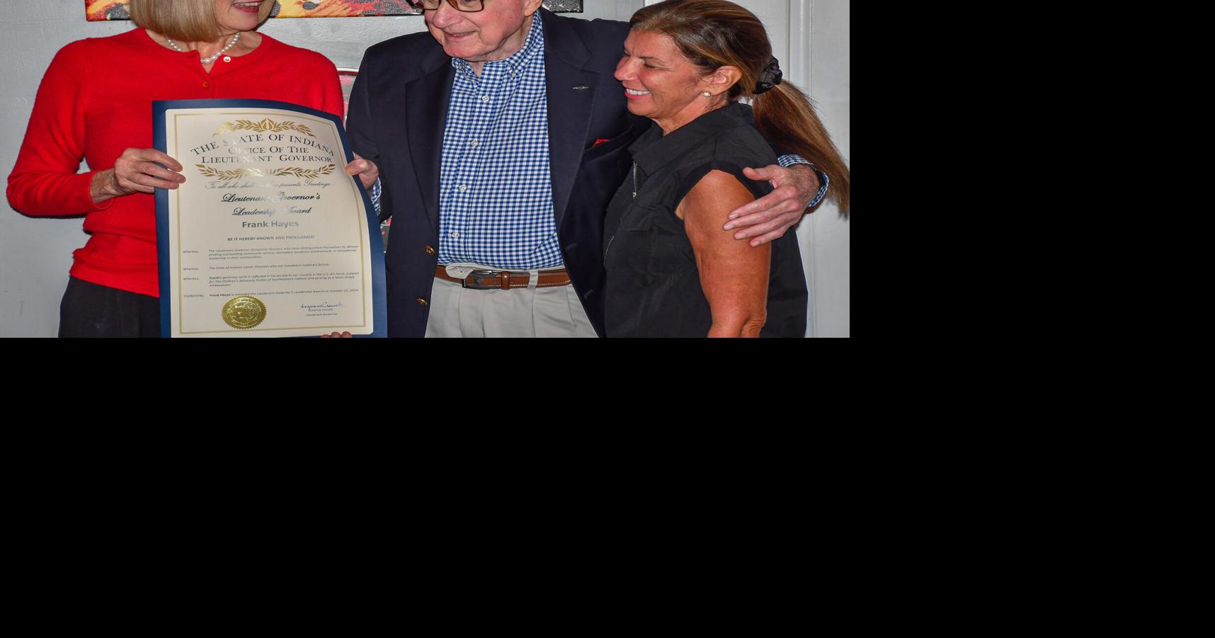 Crouch honors Frank Hayes as her time as lieutenant governor winds down ...