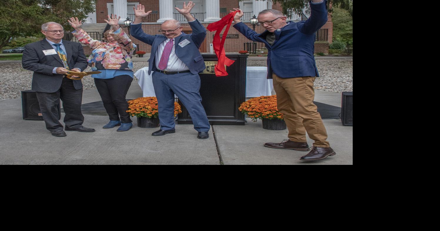 Dedication held for Hanover College business center