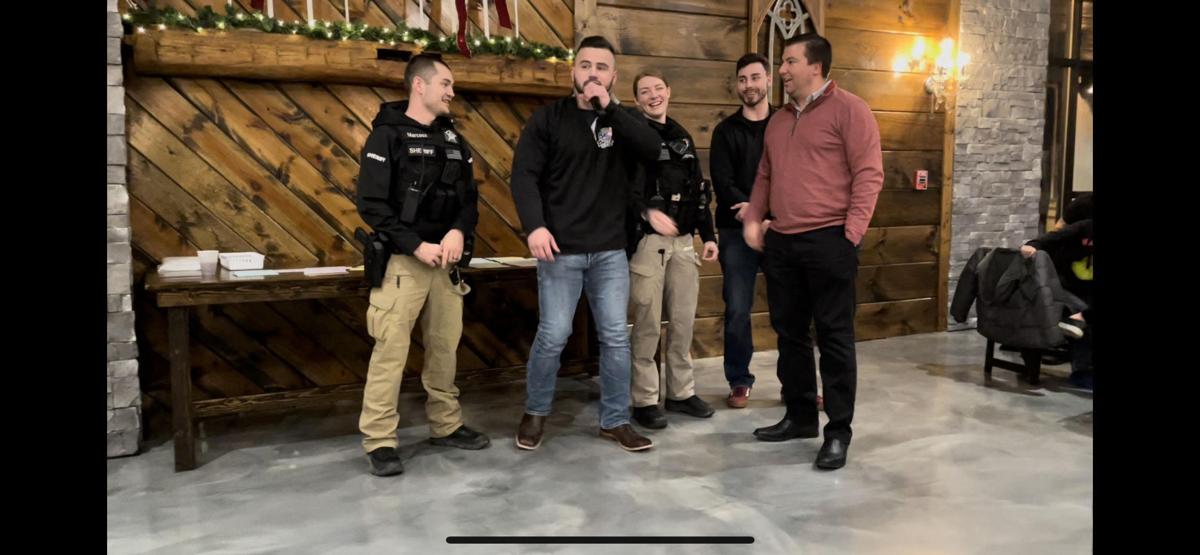 New officers sing carols