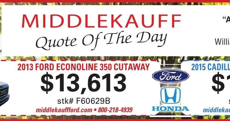MIDDLEKAUFF AUTO GROUP * - Ad from 2026-05-05
