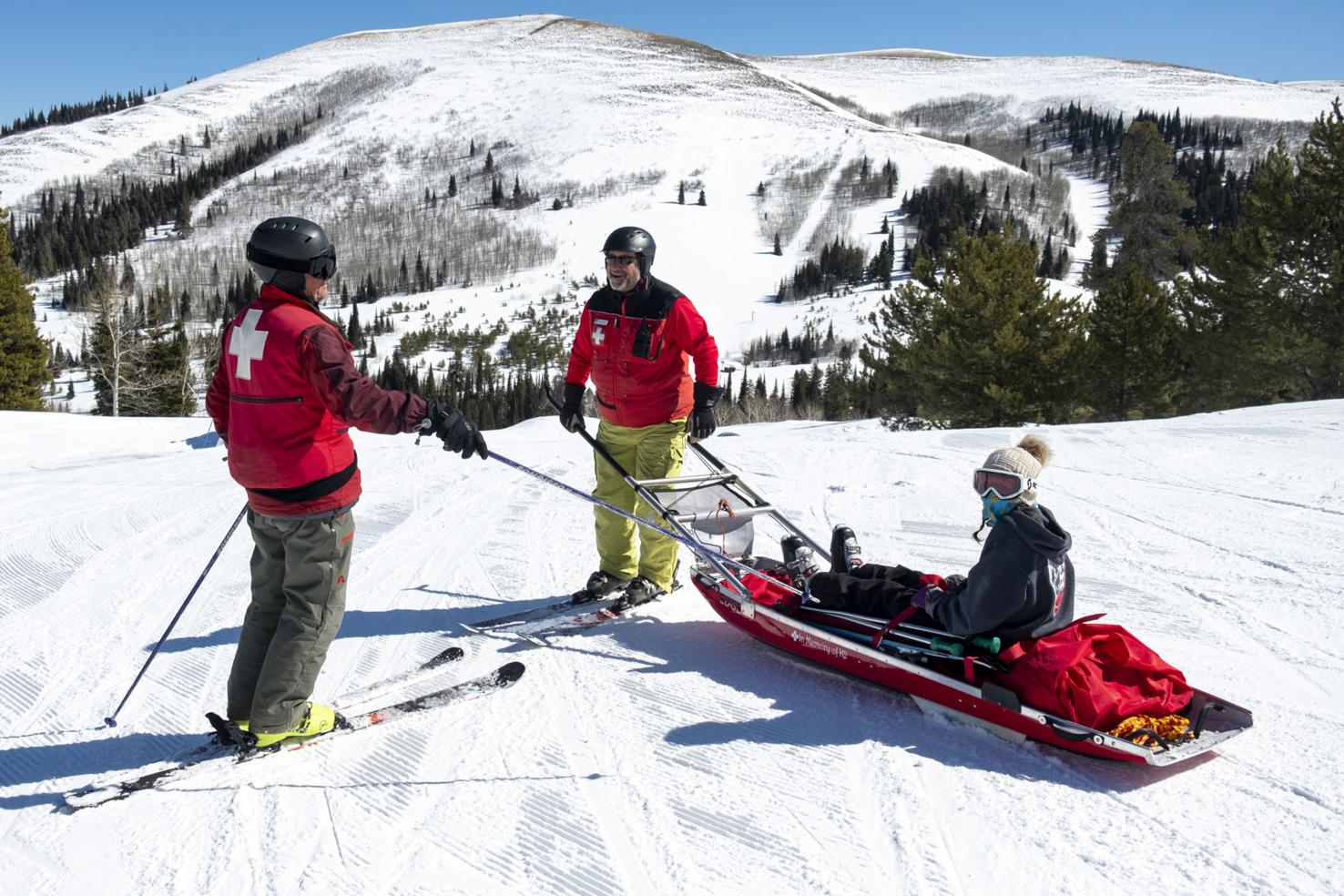 Women on patrol Female ski patrollers and guides are rare in southern
