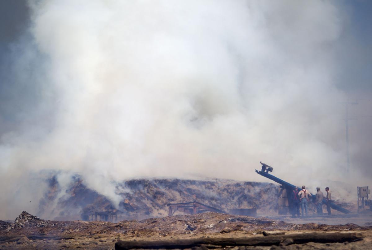 Gallery Wildfire burns Sticks and Stones lumber yard in Shoshone