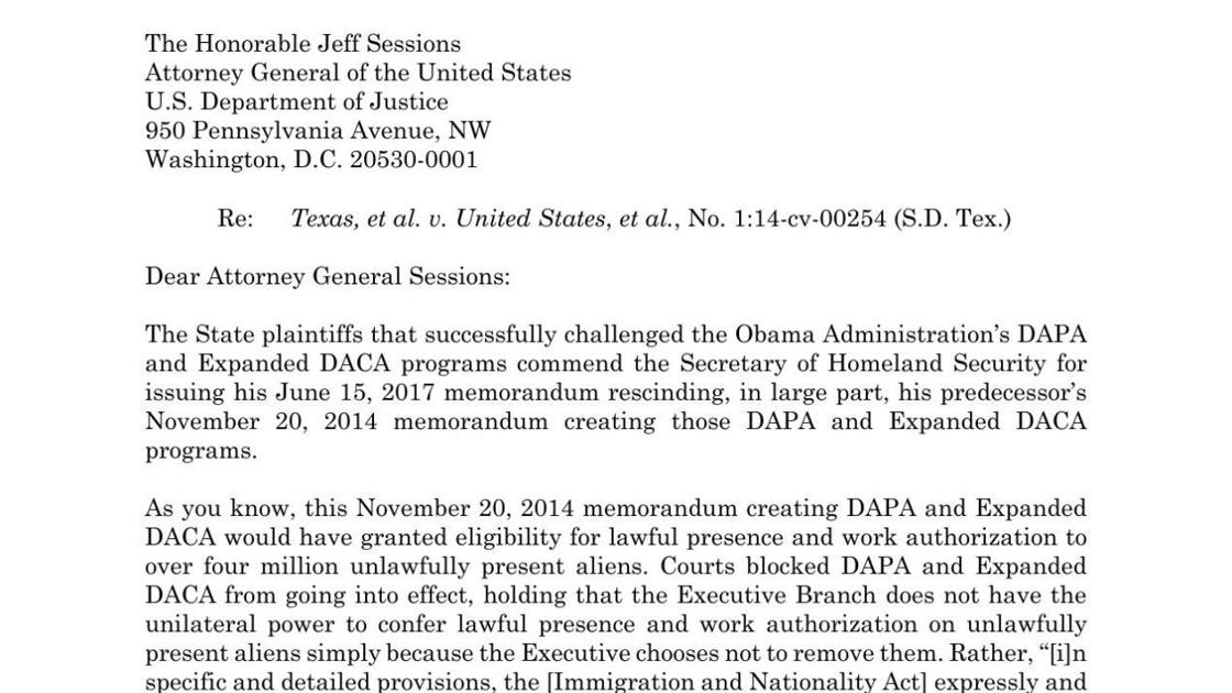 DACA Letter Magicvalley