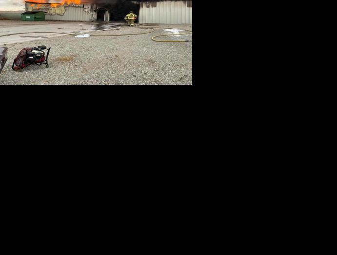 Cabinet shop fire