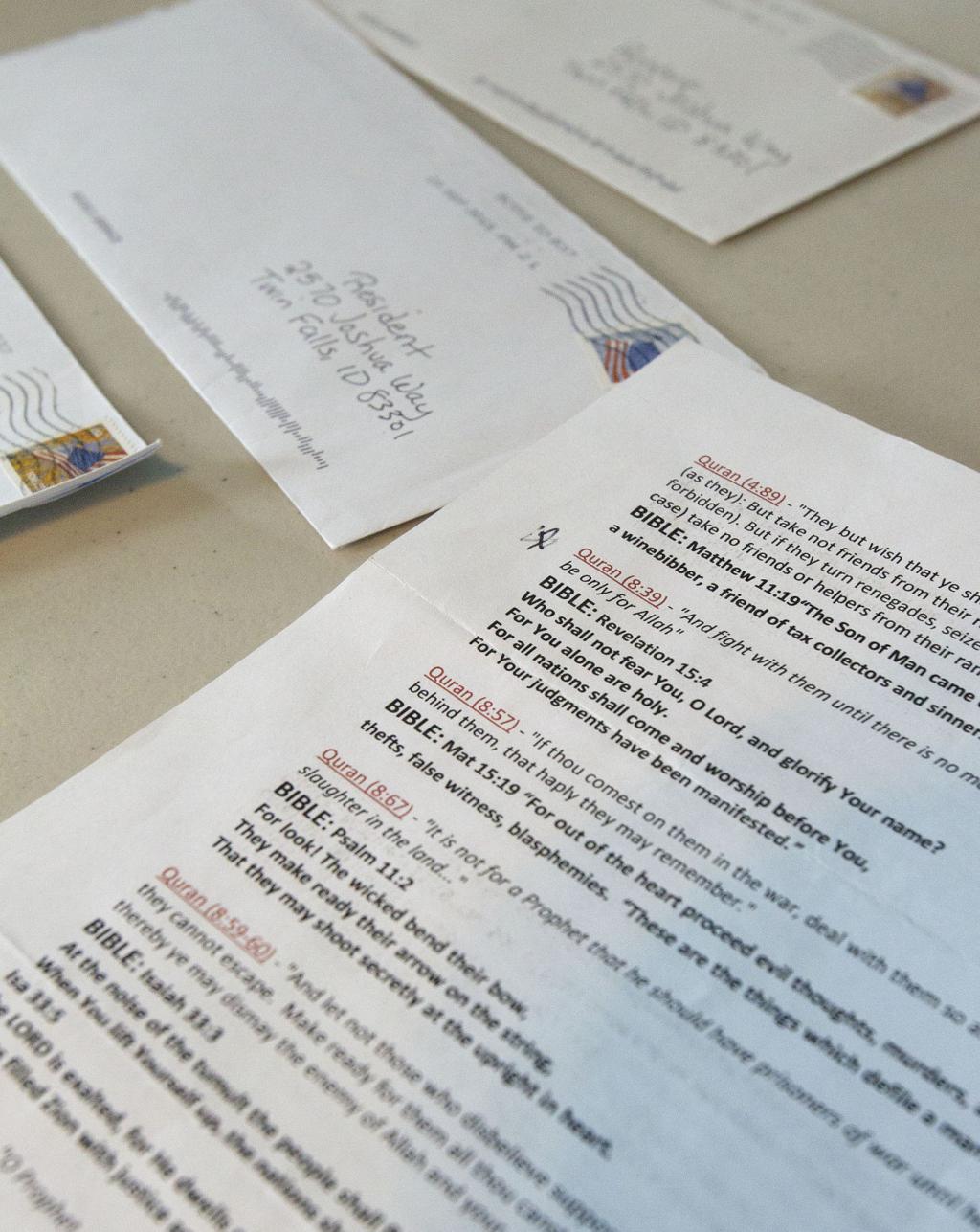 Troubling Mail Puts Muslims On Alert Local Magicvalley Com Troubling Mail Puts Muslims On Alert Local Magicvalley Com