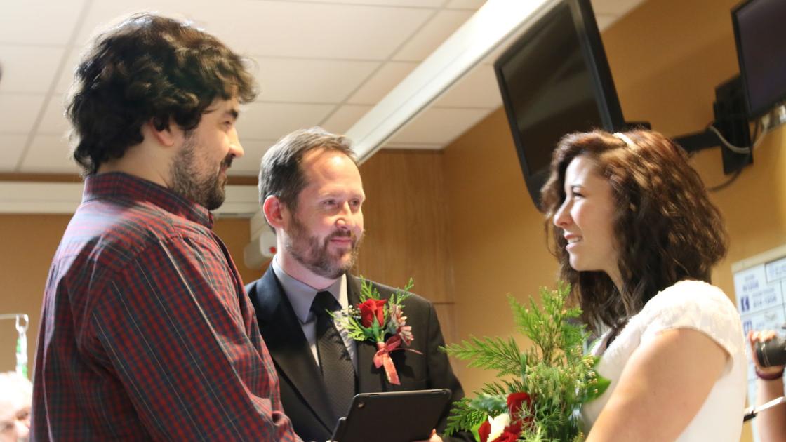 Facing a Deadly Battle, Young Couple Transforms Wedding Day Into Massive Fundraiser Facing a Deadly Battle, Young Couple Transforms Wedding Day Into Massive Fundraiser