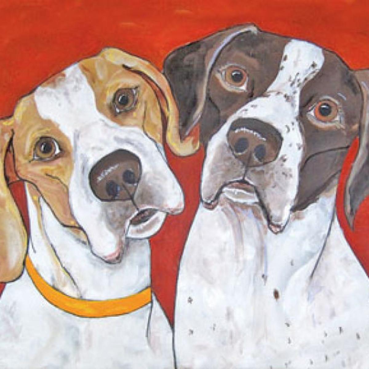 Dax Shepard Dog Painting