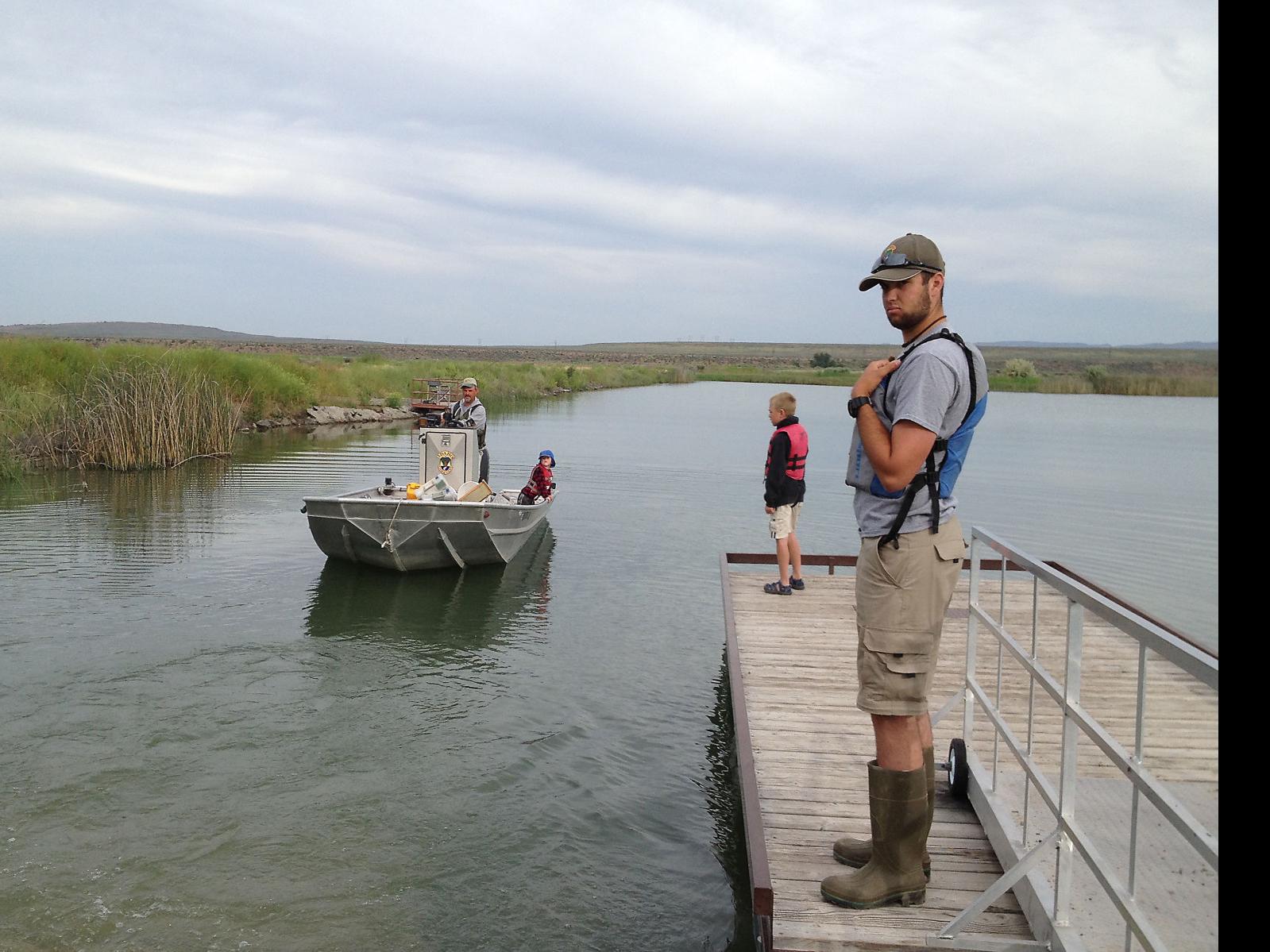 Dog Creek Reservoir Gets Big Fish Transplant Trails And Tales