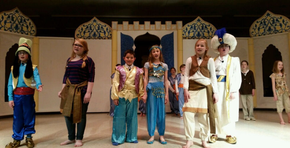 White Pine Elementary School's Production of "Aladdin."
