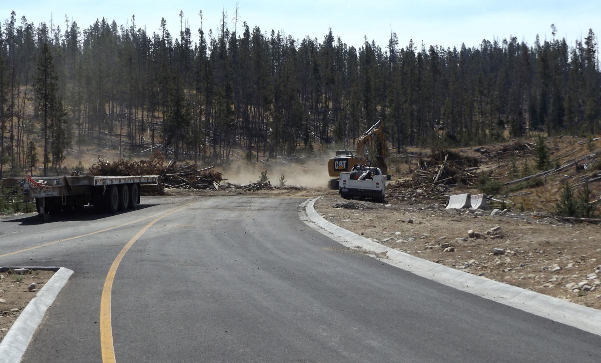 Redfish Lake road reconstruction